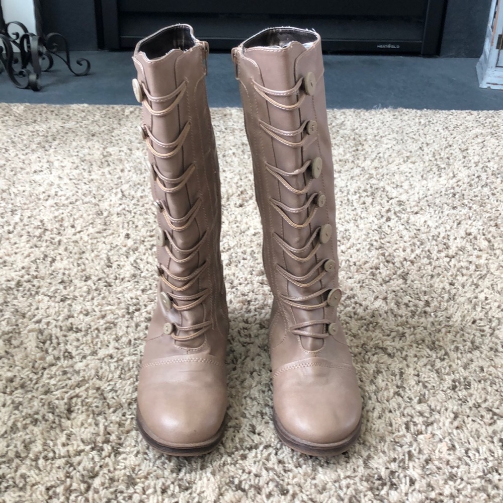 Jessica Simpson Youth 3 Adorable Tan Boots New